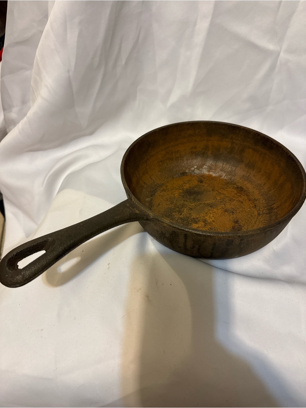 Cast Iron Skillet Pan - Rustic Brown Finish